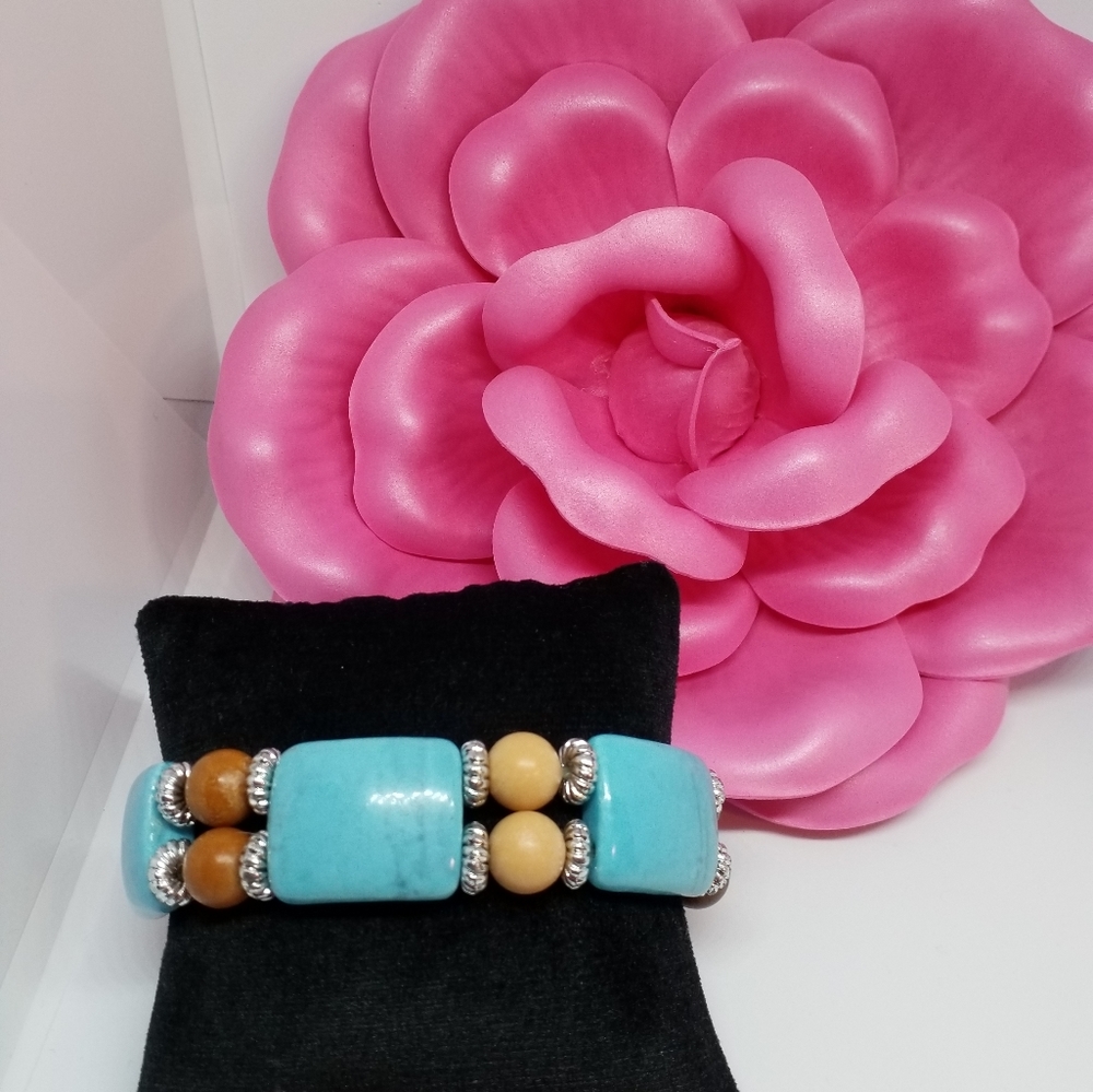 Turquoise stretch bracelet